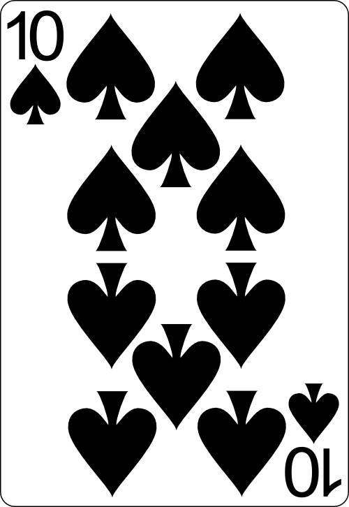 스페이드 10